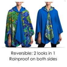 Load image into Gallery viewer, Van Gogh Irises Women's Rain Cape