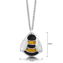 Load image into Gallery viewer, Bumblee Enamel Dress Pendant