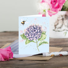 Load image into Gallery viewer, Wrendale Mini Card 'Hydrangea'