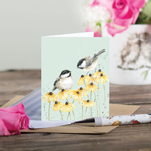 Load image into Gallery viewer, Wrendale Mini Card 'Chickadees'