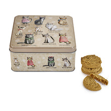 Load image into Gallery viewer, Grandma Wild's Cats in Jumpers Biscuit Tin