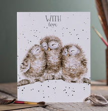 Load image into Gallery viewer, Wrendale Card 'Owlways by Your Side'