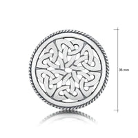 Load image into Gallery viewer, Book of Kells Brooch in Sterling Silver