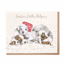 Load image into Gallery viewer, Wrendale 'Santa's Little Helper' Dog Christmas Card