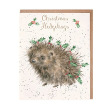 Load image into Gallery viewer, 'Christmas Hedgehug' Wrendale Card Pack