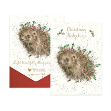 Load image into Gallery viewer, 'Christmas Hedgehugs' Hedgehog Card Pack