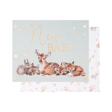 Load image into Gallery viewer, 'Little Forest' Woodland Animal New Baby Card