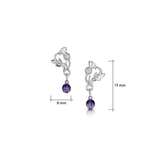 Load image into Gallery viewer, Thistle Small Silver Studs