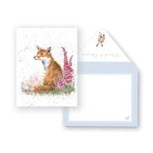 Load image into Gallery viewer, Wrendale Mini Card 'Foxgloves'