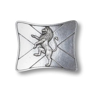 Luxury Scottish Rampant Lion Kilt Buckle - Pewter