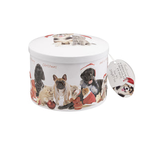 Christmas Cat & Dog Tin Chocolate Fudge - 200g