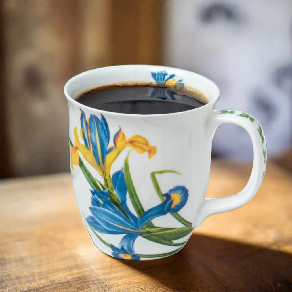 Botanical Flowers Garden Iris Mug