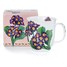 Load image into Gallery viewer, Botanical Flowers Purple Primrose Mug
