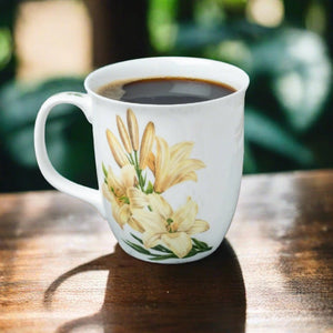 Botanical Flowers Lily Mug