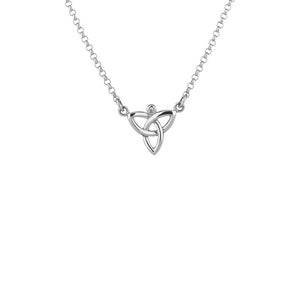 Keith Jack Silver Trinity Necklace - Diamond