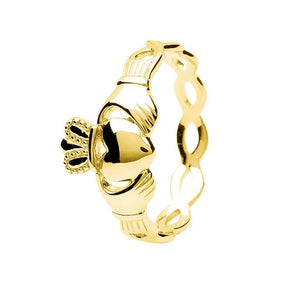 Shanore 14kt Gold Vermeil Claddagh Ring