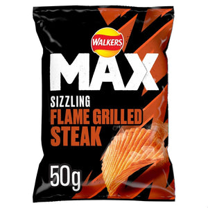 Walkers Sizzling Flame Grilled Steak Crisps
