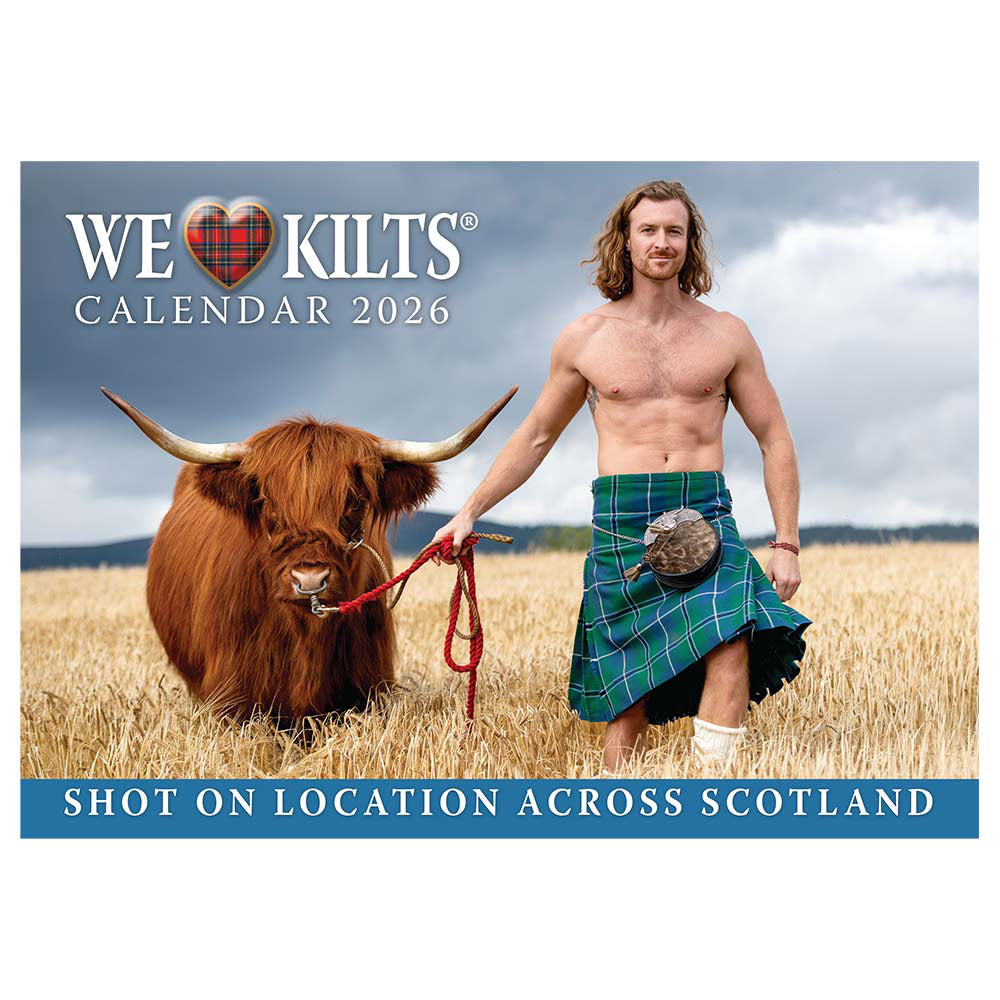 We Love Kilts 2026 Calendar