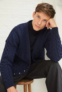 Men's Merino Wool V-Neck Cardigan