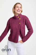 Load image into Gallery viewer, Aran Asymmetrical Cardigan
