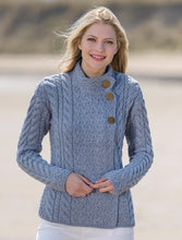 Load image into Gallery viewer, Aran Asymmetrical Cardigan
