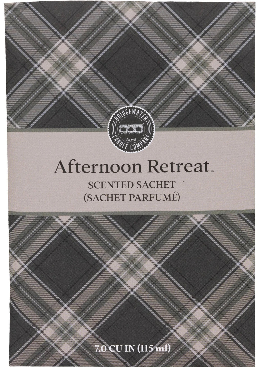 Afternoon Retreat Plaid Scented Sachet - Bridgewater Candle Company