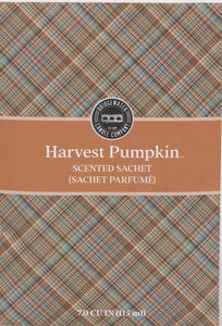 Harvest Pumpkin Plaid Scented Sachet - Bridgewater Candle Company