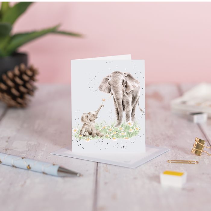 'Bloom and Grow' Elephant Gift Enclosure Card