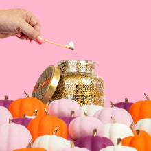 Load image into Gallery viewer, Harvest Pumpkin Holiday Mercury Jar Candle - Bridgewater Candle Company
