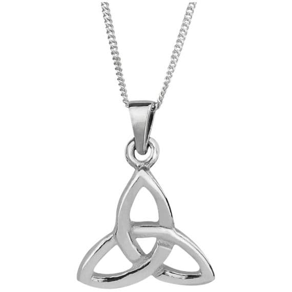 Celtic Trinity Knot Silver Pendant Small