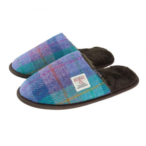 Glen Appin Harris Tweed Slippers