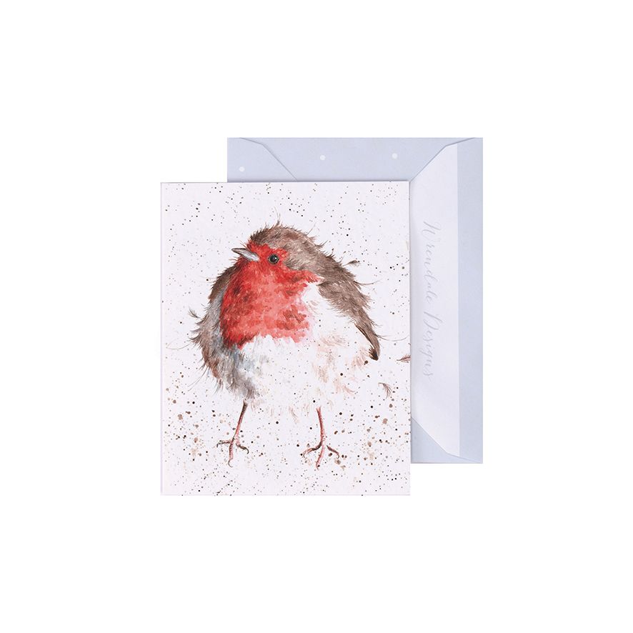 WRENDALE GIFT TAG JOLLY ROBIN