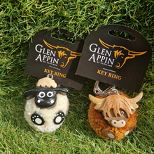 Load image into Gallery viewer, Glen Appin Highland Cow Keyring

