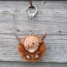 Load image into Gallery viewer, Glen Appin Highland Cow Keyring
