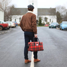 Load image into Gallery viewer, Harris Tweed Esk Overnight Bag

