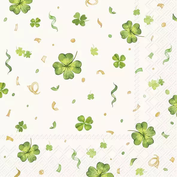 Napkins 33x33 cm - LUCKY CLOVER