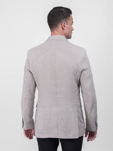 Irish Natural Linen Plain Style Jacket