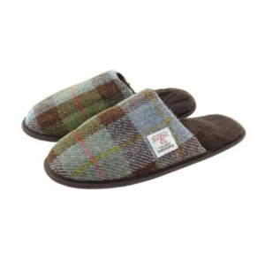 Glen Appin Harris Tweed Slippers