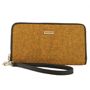 Tweed Wallet with Wrist Strap