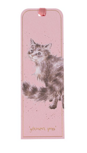 'Glamour Puss' cat bookmark