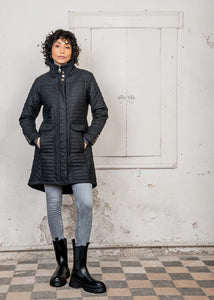 Jodie Wax Coat - Black