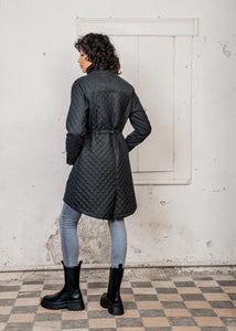 Jodie Wax Coat - Black
