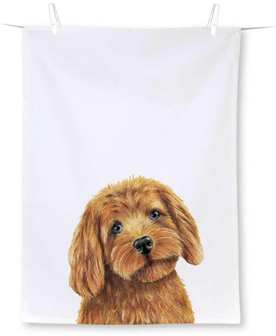 Farm Dog Tea Towel
