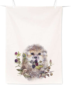 Forest Hedgehog Tea Towel