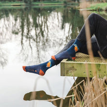 Load image into Gallery viewer, &#39;The Kingfisher&#39; Kingfisher Men&#39;s Socks
