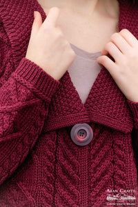 Beltra One Button Sailor Collar Cardigan