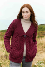 Load image into Gallery viewer, Beltra One Button Sailor Collar Cardigan
