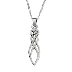 Celtic Knotwork Silver Pendant