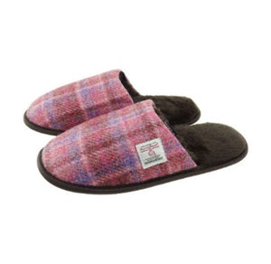 Glen Appin Harris Tweed Slippers