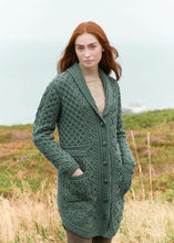 Load image into Gallery viewer, Aran Shawl Collar Button Coat
